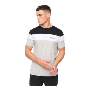 Crosshatch Mens Pattermay T-Shirt / Black